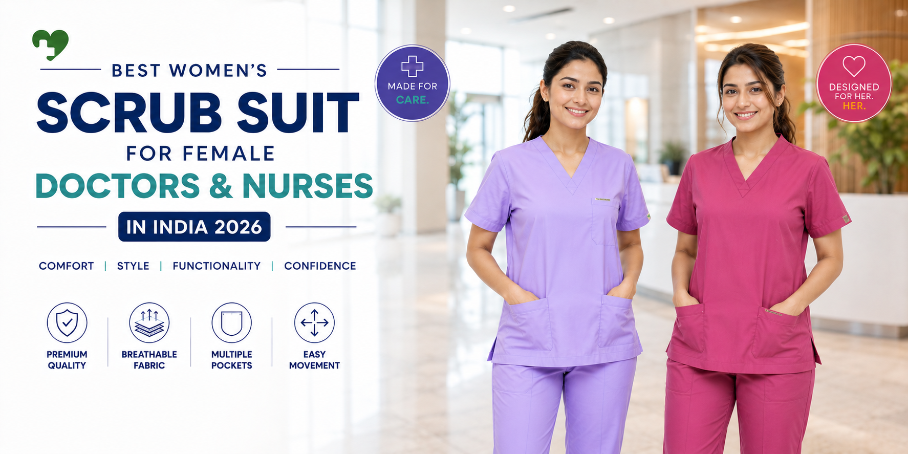 Best Women’s Scrub Suit for Female Doctors & Nurses in India 2026 – Complete Honest Buying Guide