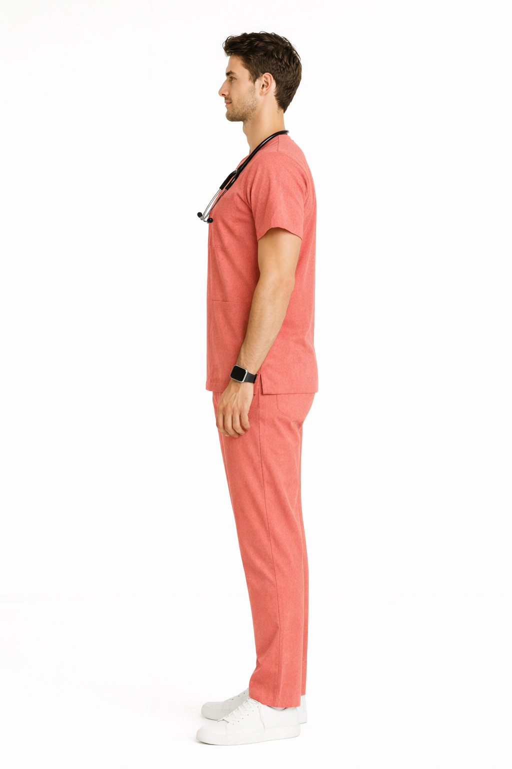 5-Pocket Scrub Suit in Pink