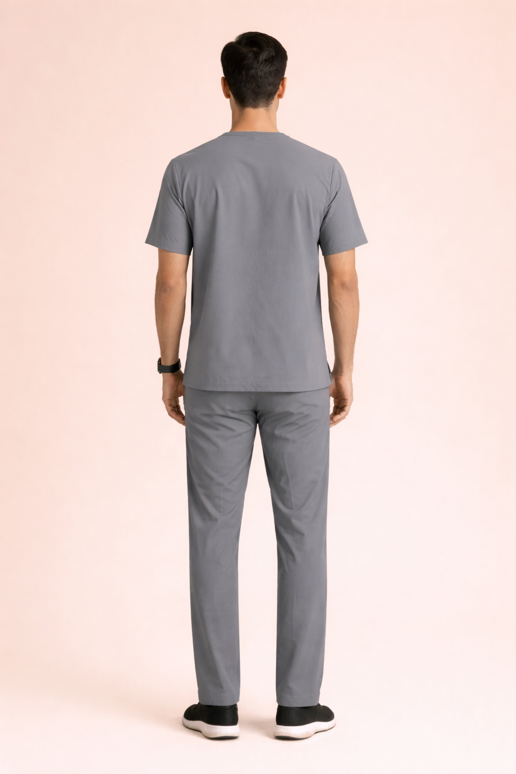 5-Pocket Scrub Suit in Grey