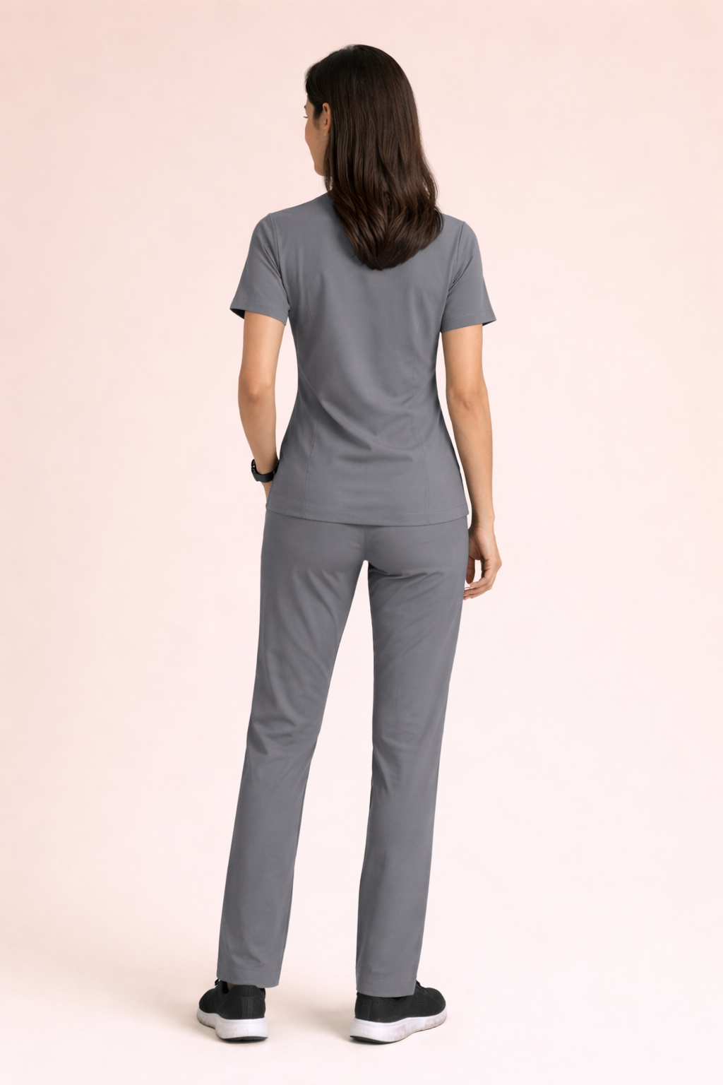 5-Pocket Scrub Suit in Grey