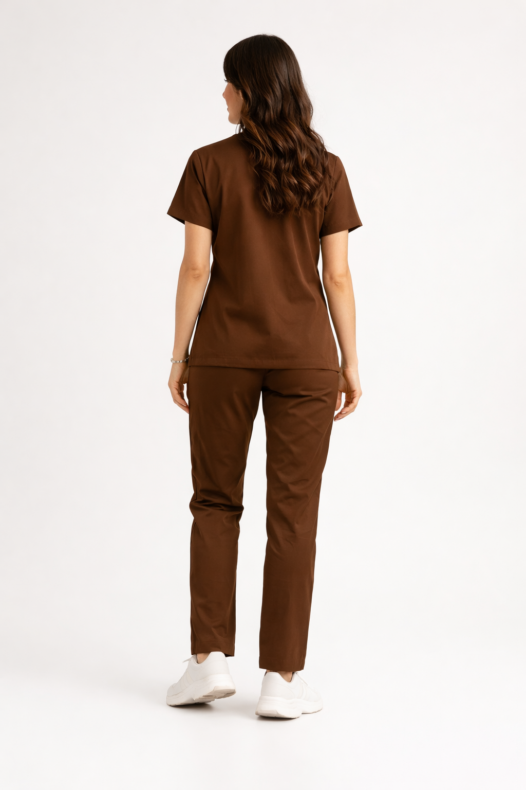5-Pocket Scrub Suit – Coffee