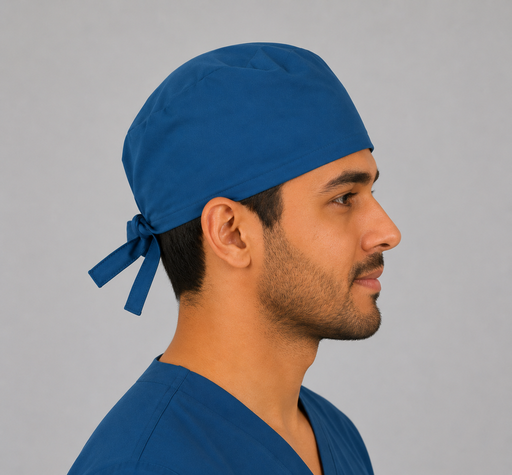 Premium Surgical Scrub Cap – Adjustable Tie-Back | Teal