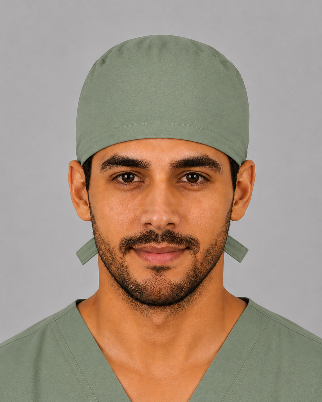 Premium Surgical Scrub Cap – Adjustable Tie-Back | Olive
