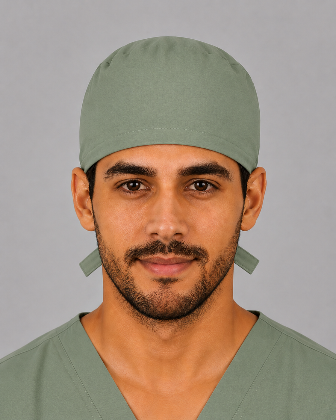 Premium Surgical Scrub Cap – Adjustable Tie-Back | Olive