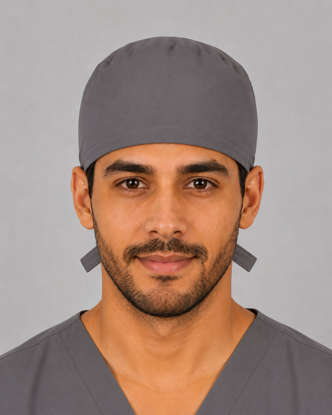 Premium Surgical Scrub Cap – Adjustable Tie-Back | Coffee