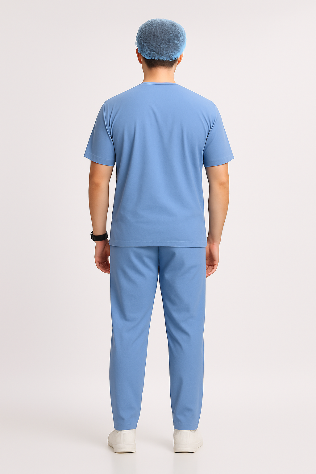 5-Pocket Scrub Suit in Sky Blue