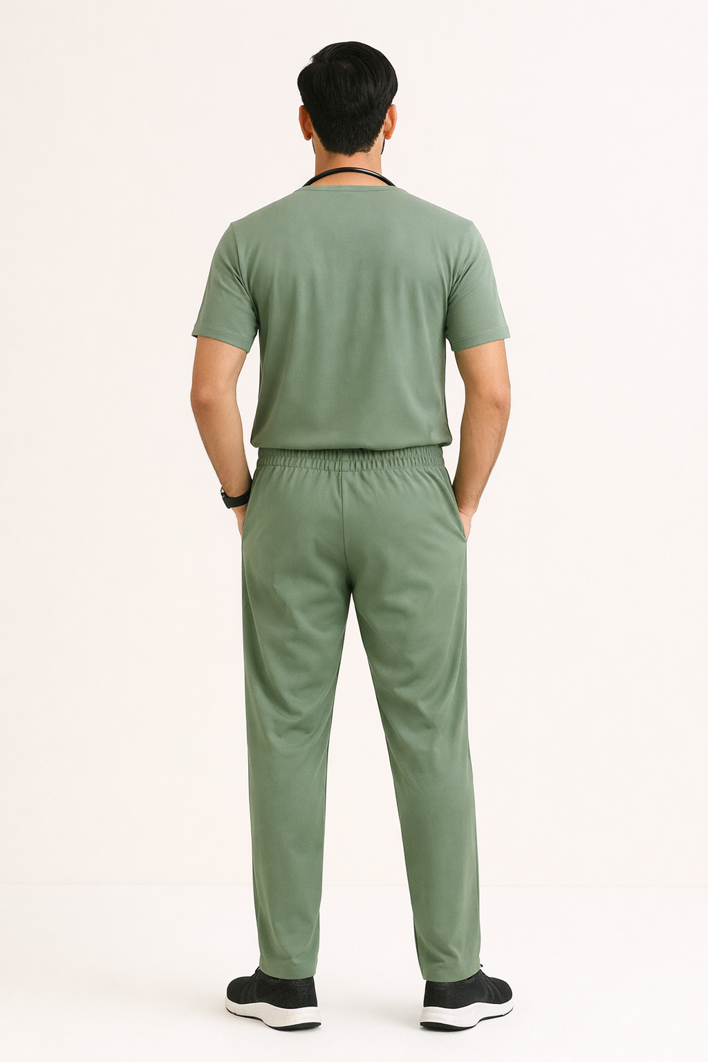 5-Pocket Scrub Suit – Olive
