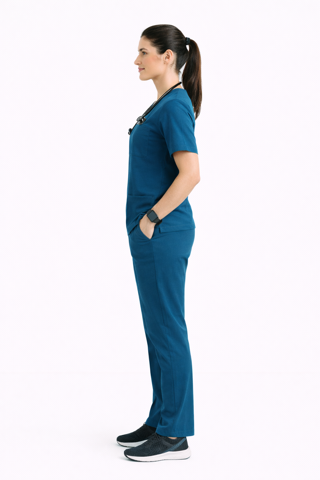 5-Pocket Scrub Suit – Teal