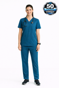 5-Pocket Scrub Suit – Teal