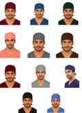 Premium Surgical Scrub Cap – Adjustable Tie-Back
