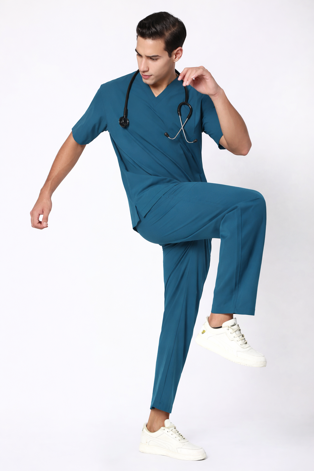 5-Pocket Scrub Suit – Teal