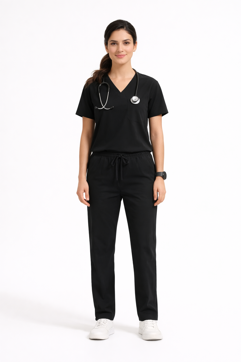 5-Pocket Scrub Suit – Wine