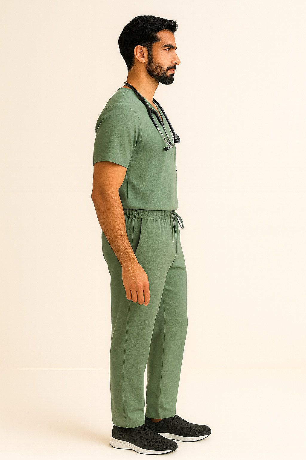5-Pocket Scrub Suit – Olive