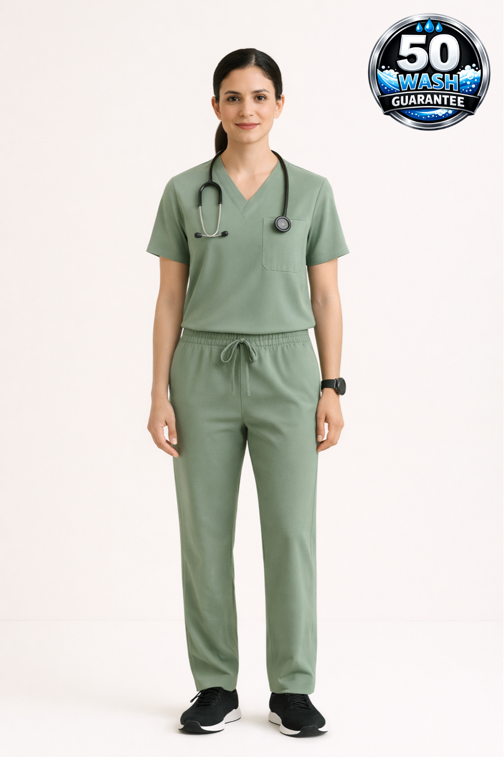 5-Pocket Scrub Suit – Wine