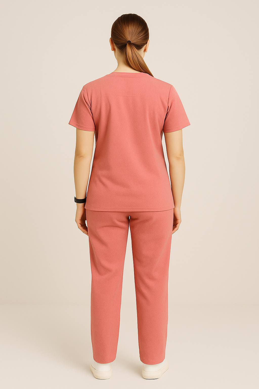5-Pocket Scrub Suit in Pink